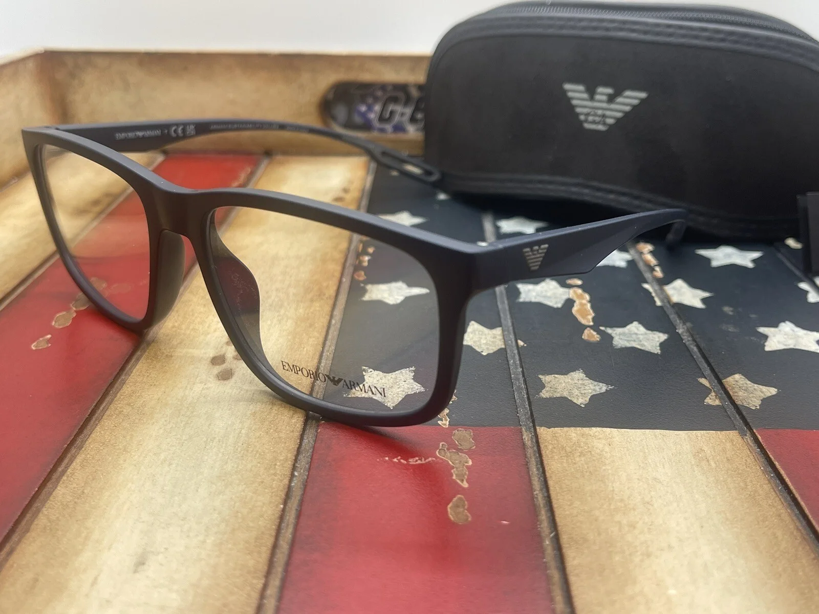 EMPORIO ARMANI Eyeglasses EA3209U 5088 Matte Blue Asian Fit 56mm Opt. To Add RX