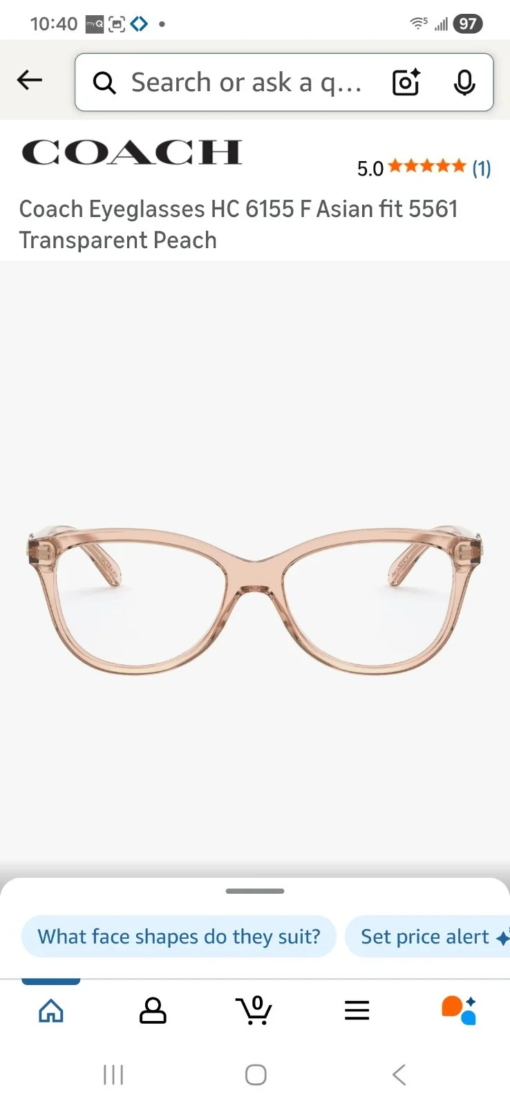 GUESS GU2890-D 052 Havana Cat Eye Plastic Eyeglasses Frame 53-19-140 Asian Fit 4