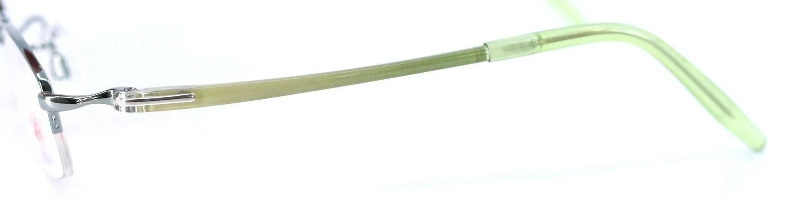 HANA By Charmant AA3864 Asian Fit GN Green Titanium Womens Eyeglasses 50-17-135 4