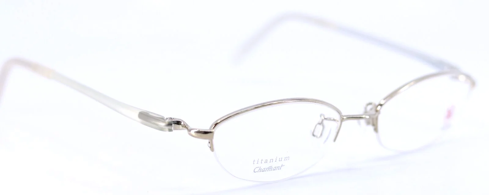 HANA By Charmant Asian Fit AA3869 WP Silver Oval Womens Eyeglasses 50-17-135 4