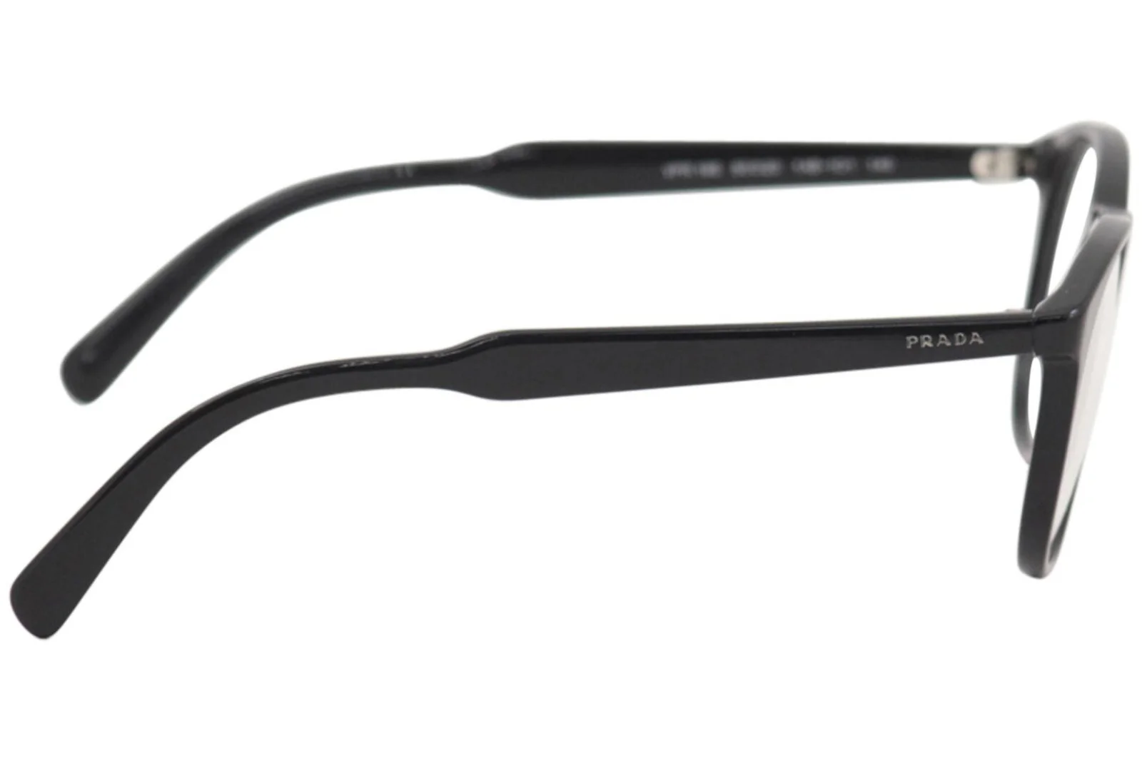New PRADA VPR19S-F 1AB-1O1 50mm Black Eyeglasses Frames Italy (Asian Fit) 3