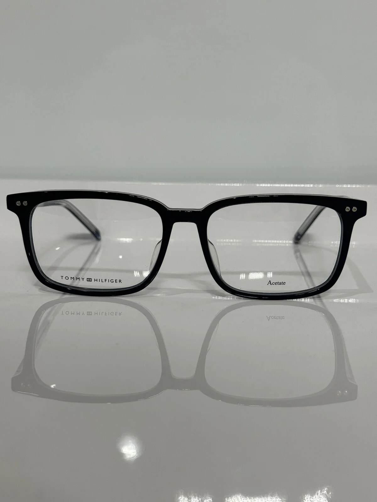 New Tommy Hilfiger 1852F PJP Blue Acetate Asian Fit Eyeglasses 55mm