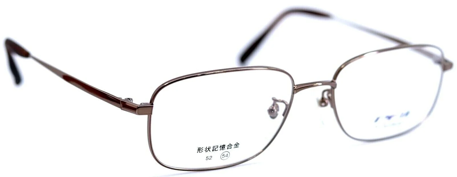 ProFit by Charmant Asian Fit CH23277 Brown Rectangle Eyeglasses Frames 54-17-140 3
