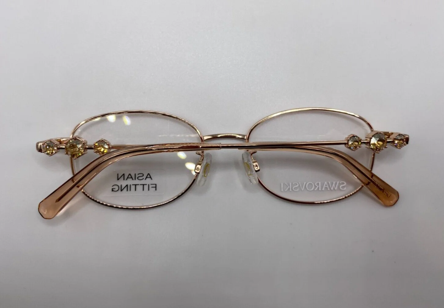 Swarovski SK 5465-D 044 Gold Bronze Metal Eyeglasses Frame 50-18-145 Asian Fit 2