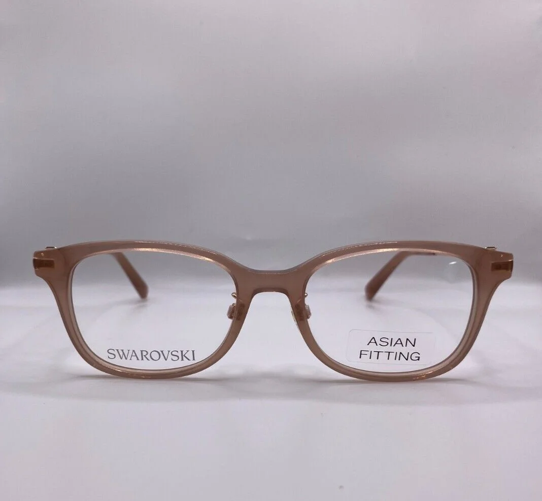 Swarovski SK5322-D Black 001 Round Plastic Eyeglasses Frame 50-17-140 Asian Fit 3