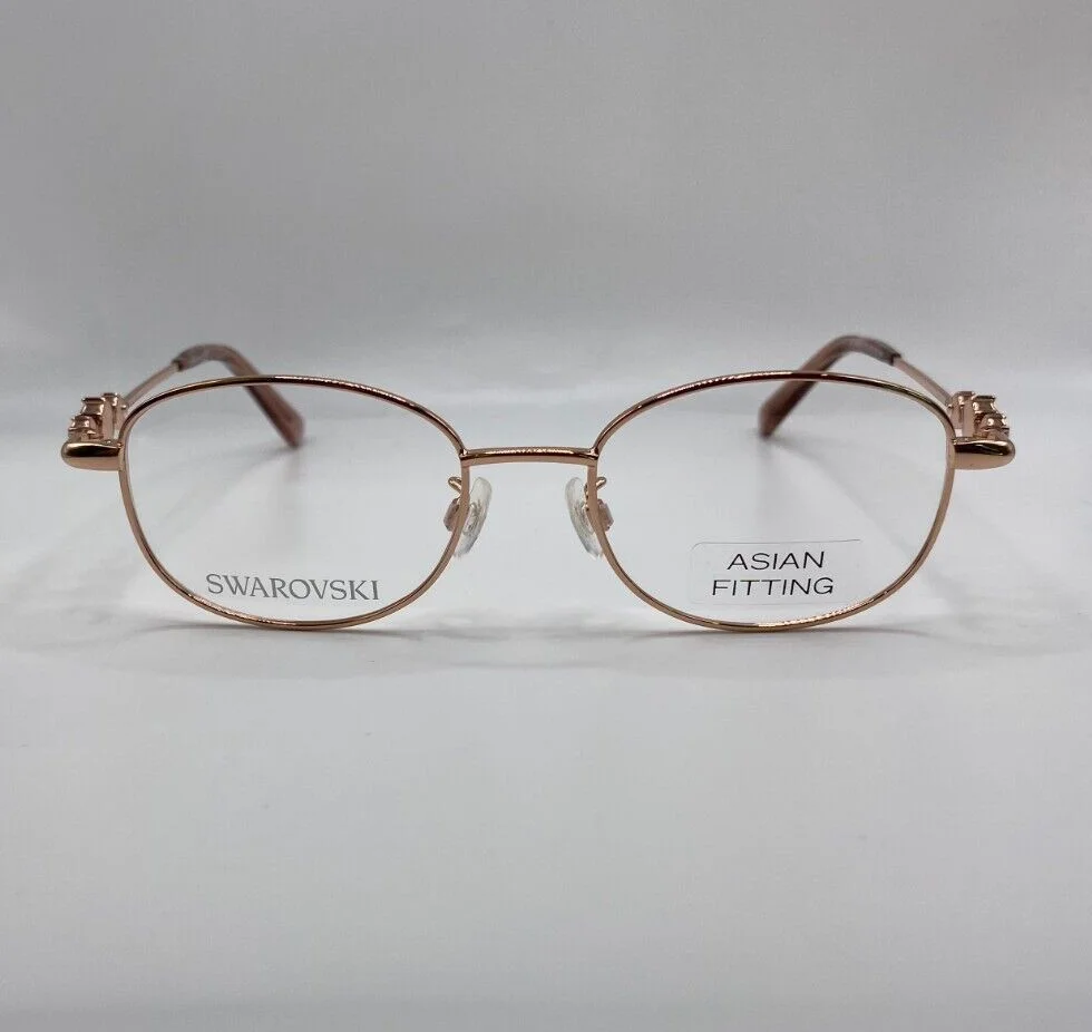 Swarovski SK5322-D Purple 081 Round Plastic Eyeglasses Frame 50-17-140 Asian Fit 3