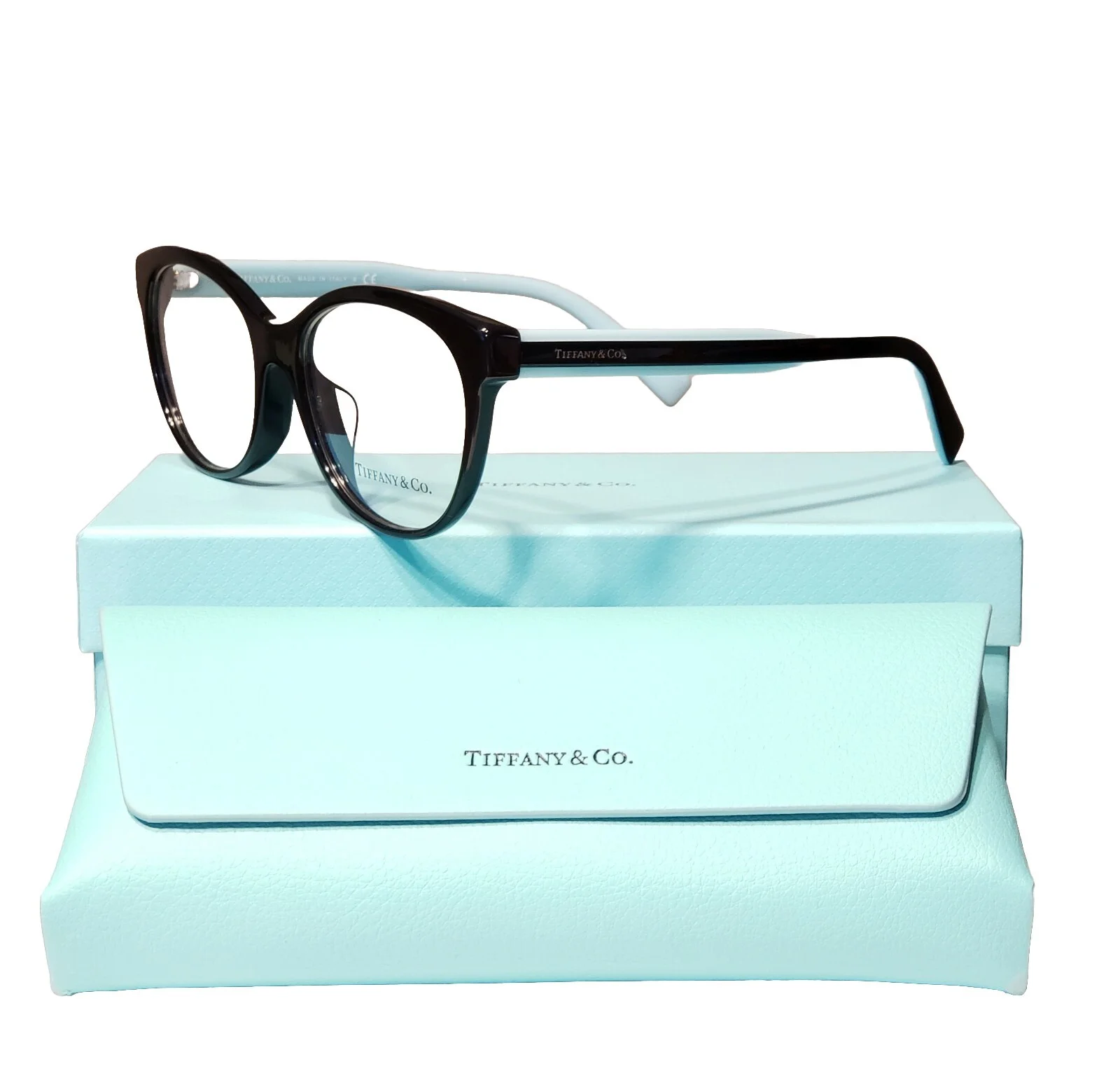 TIFFANY TF2188F 8001 Black Demo Lens Asian Fit Women